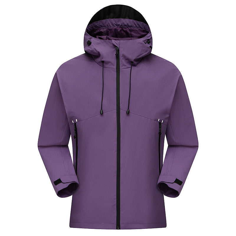 Herren Wasserdichter High-Visibility Shellparka mit atmungsaktiver Membran, verstellbarer Kapuze und Belüftung Shop Nory