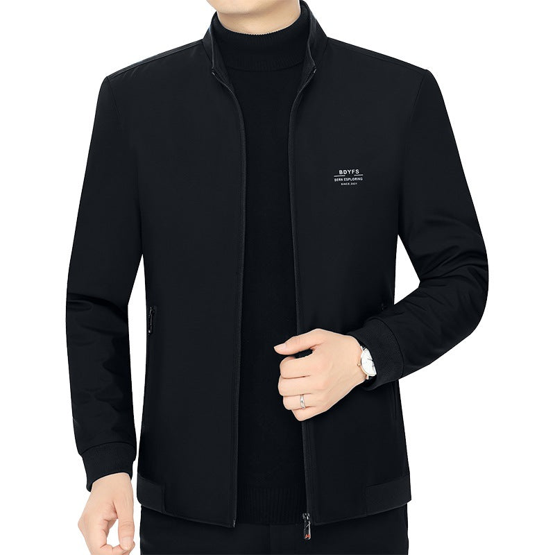 Herren Stehkragen-Übergangsjacke mit wärmendem Kunstfell-Innenfutter Shop Nory