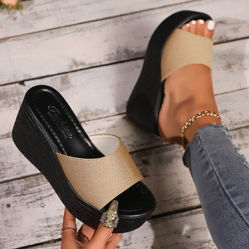 Damen Komfortable Plateau-Schuhe