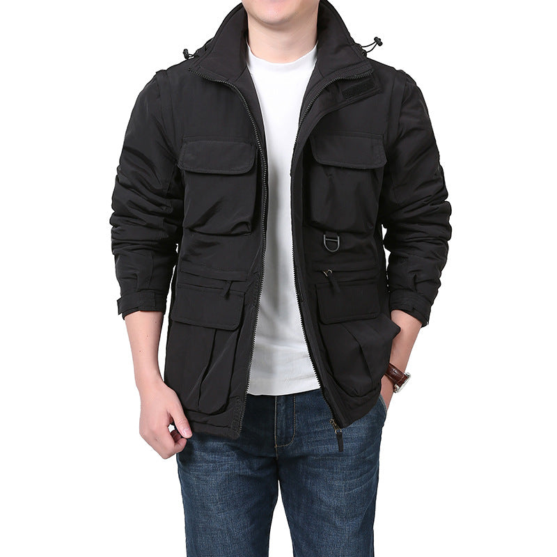 Herren Multifunktionale Outdoorjacke mit zahlreichen Taschen Shop Nory