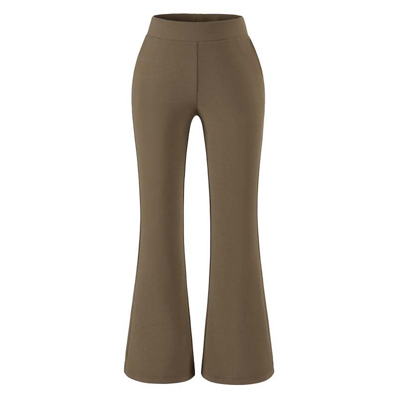 Damen Hochtaillierte Stretch-Schlaghose mit weitem ausgestelltem Saum Shop Nory