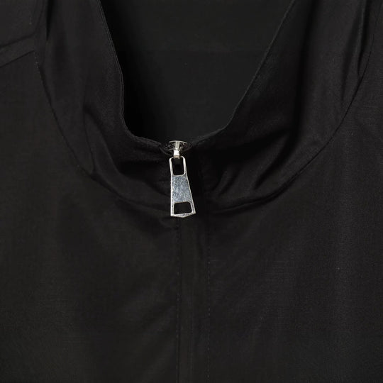 Damen leichte taillierbare Windjacke mit Stehkragen, Tunnelzug und Tüllbesatz Shop Nory