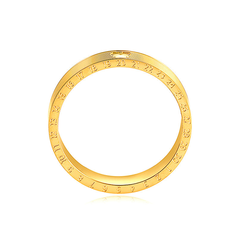 Damen stilvoller Ring mit strukturiertem Design Shop Nory