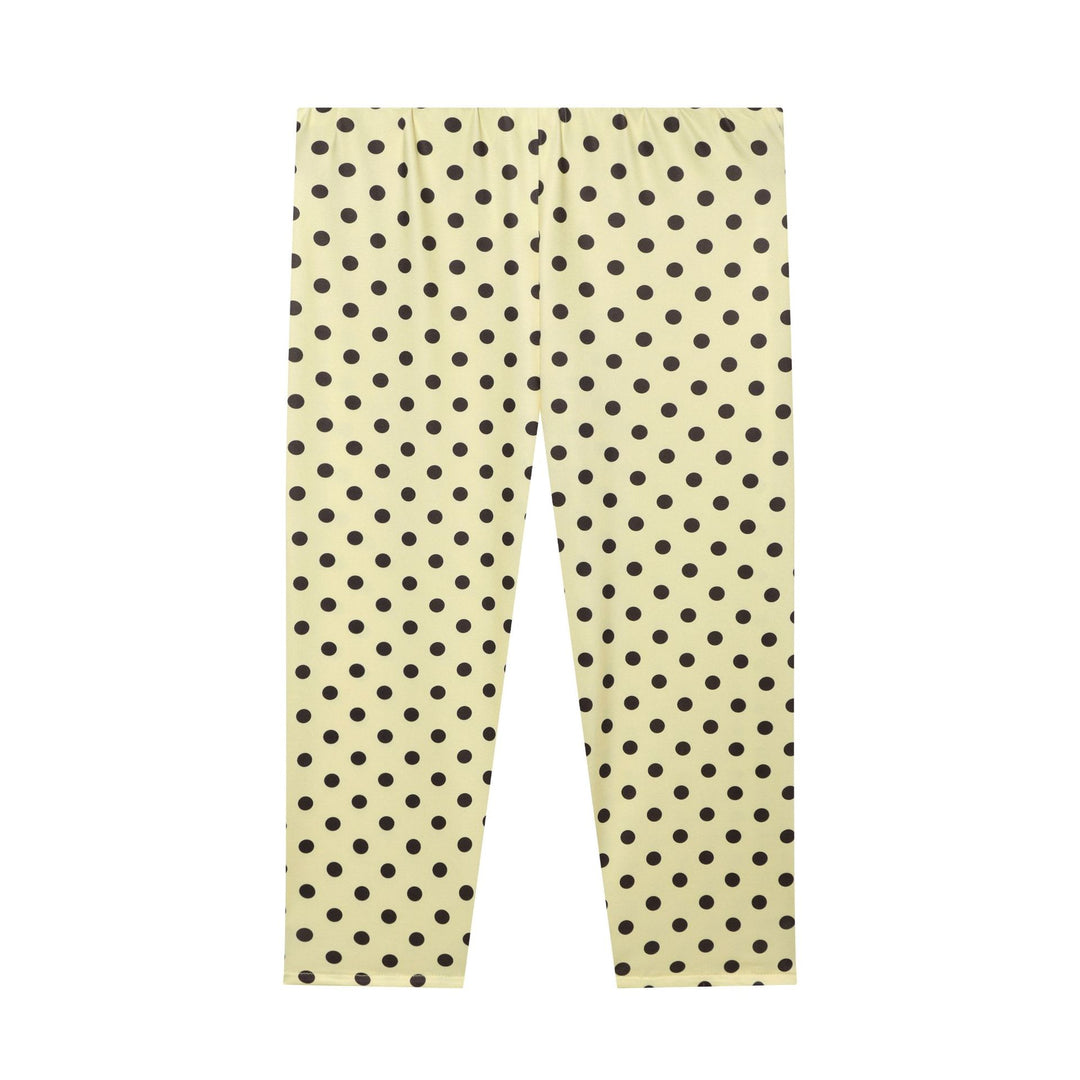 Damen Hochtaillierte Gepunktete Leggings aus Stretchjersey Shop Nory