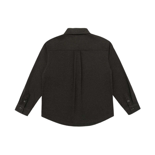 Herren Hemdjacke aus Wollmix mit Kentkragen und Brustpattentasche Shop Nory