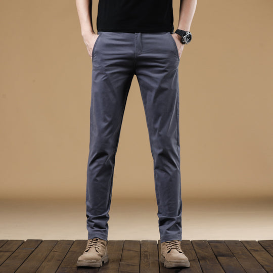 Herren Locker geschnittene Baumwoll-Chino mit Komfortbund und dezentem Stretch Shop Nory