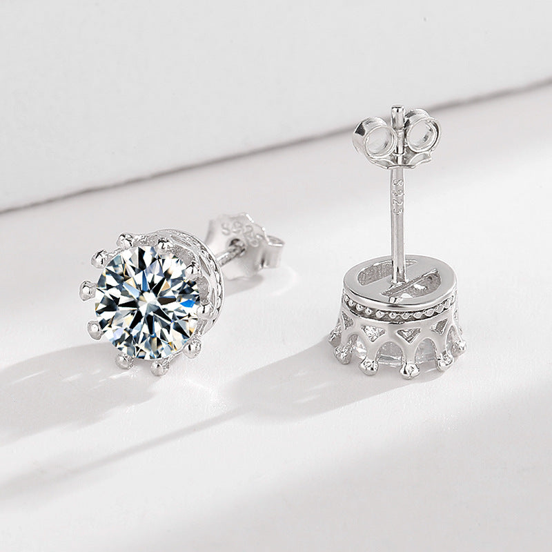 Damen Ohrstecker mit funkelnden Zirkonia in elegantem Kranzdesign Shop Nory