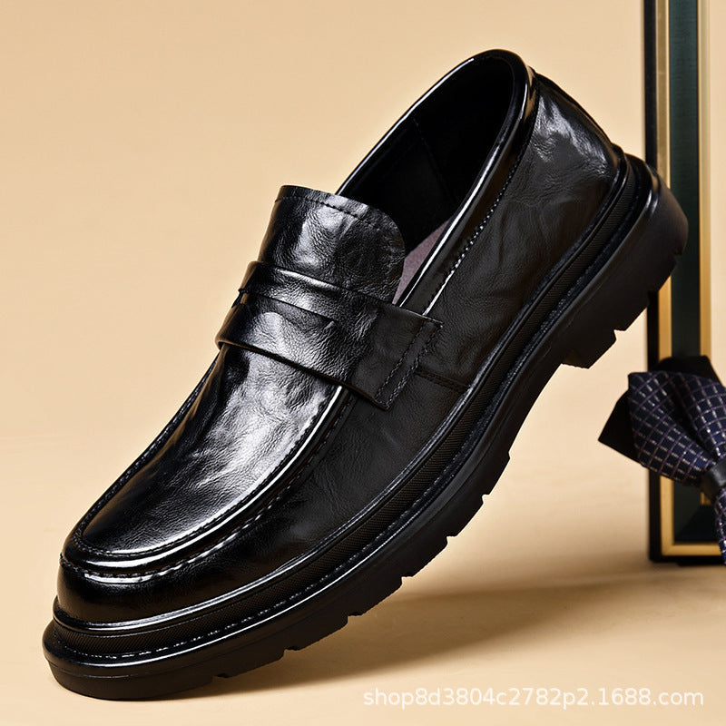 Herren Elegante Leder Mokassins mit rutschfester Sohle und komfortablem Innenfutter