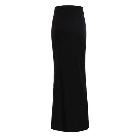 Damen Elegantes Maxirock mit hohem Bund und figurbetonter Silhouette