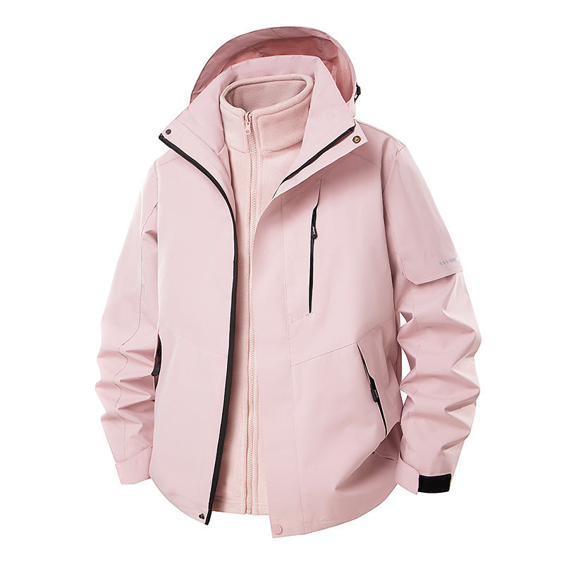 Herren Multifunktionale Winterjacke mit abnehmbarer Kapuze Shop Nory