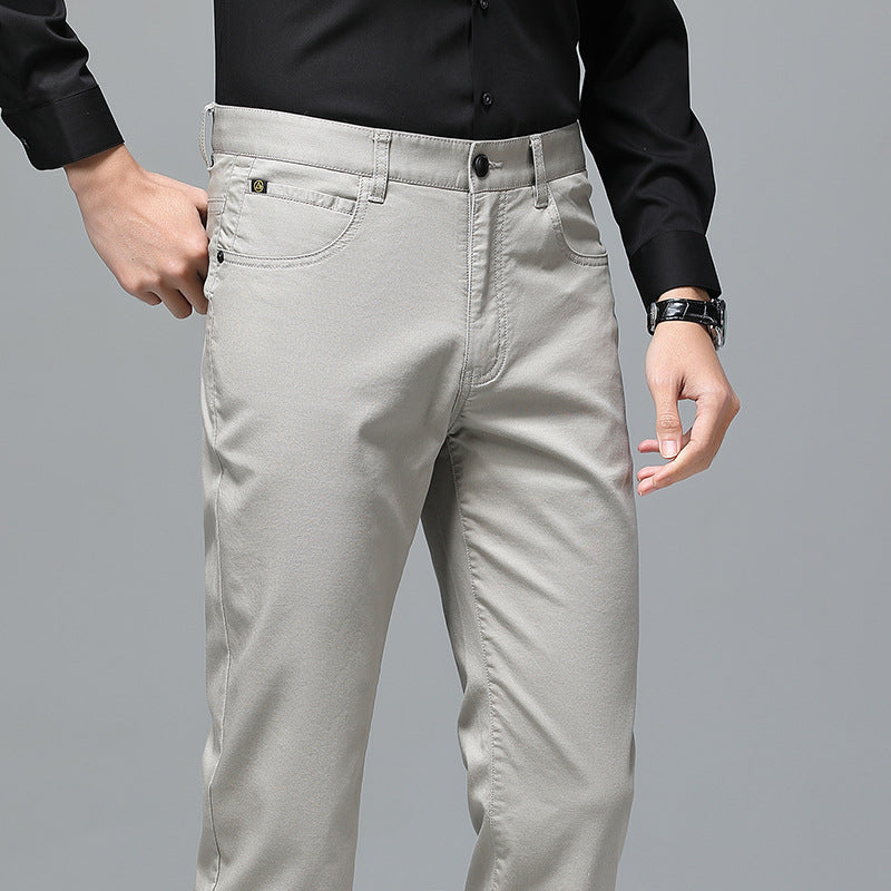 Herren Stretch-Chinohose mit geradem Schnitt und Bügelfalte Shop Nory