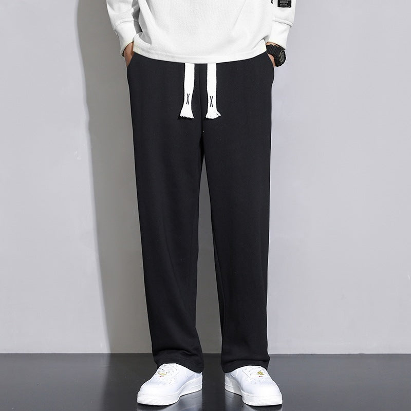 Herren Relaxed-Fit Jogginghose aus French-Terry mit weitem Bein und Tunnelzug Shop Nory