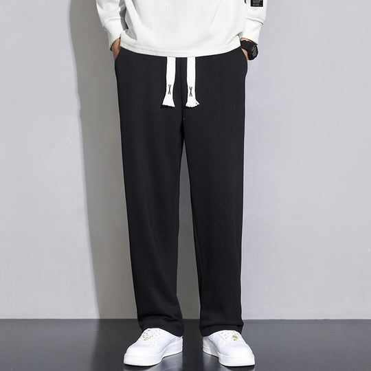 Herren Relaxed-Fit Jogginghose aus French-Terry mit weitem Bein und Tunnelzug Shop Nory
