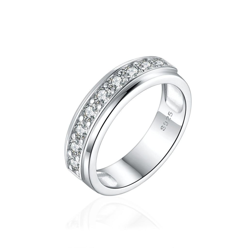 Damen Ring mit funkelndem Zirkonia-Besatz und elegantem Design Shop Nory