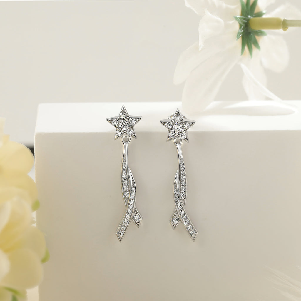 Damen Ohrhänger im eleganten Sternendesign Shop Nory