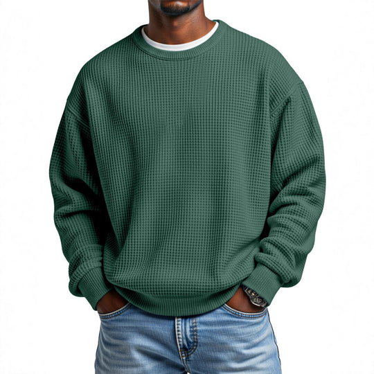 Herren Bequemer Sweatpullover mit Waffelstruktur Shop Nory