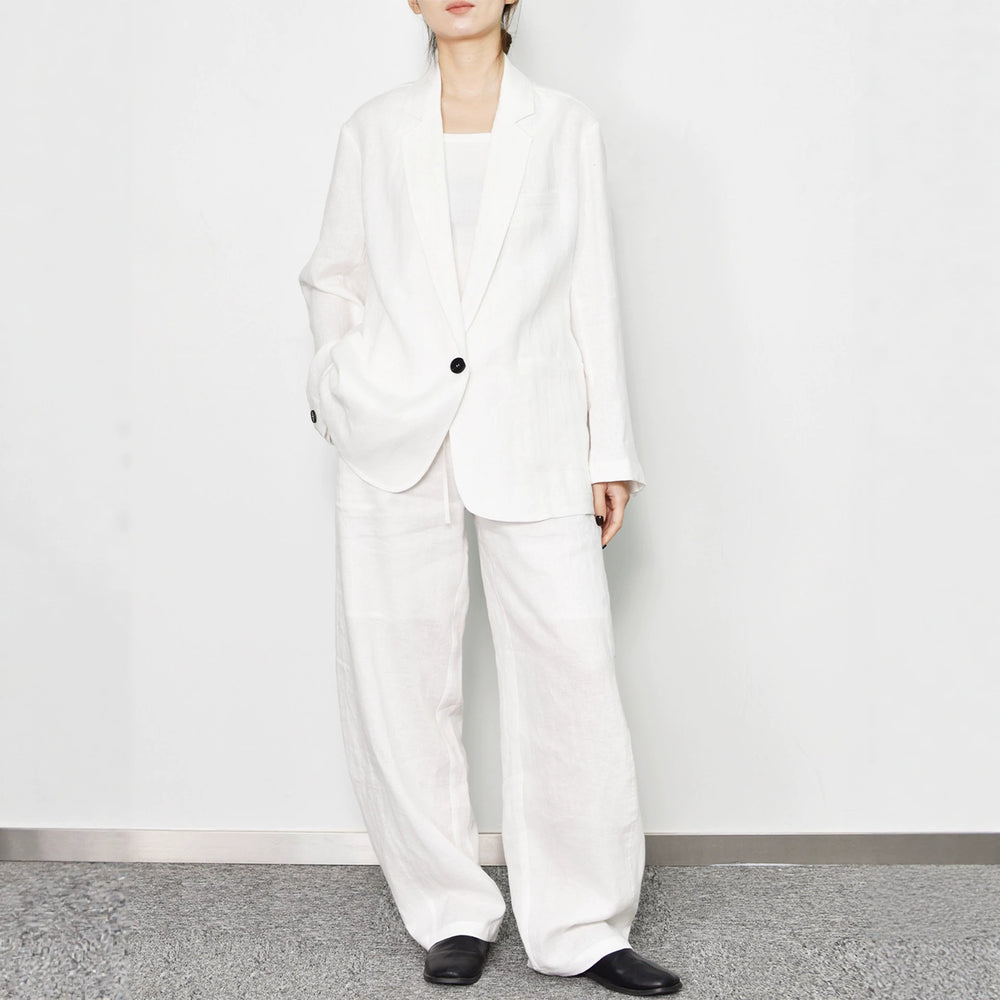 Damen Eleganter und lässiger Leinenblazer Shop Nory
