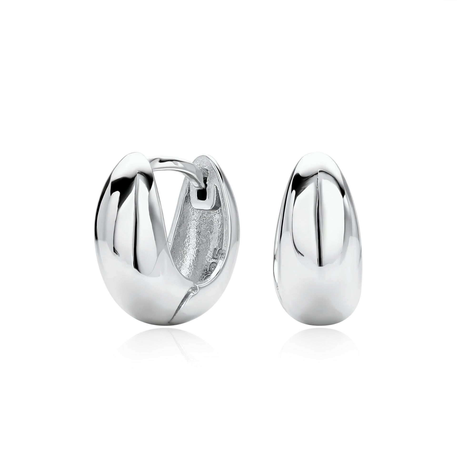Damen Ohrhänger mit modernem Tropfenmotiv aus 925 Sterling Silber Shop Nory