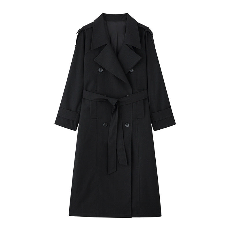 Damen Eleganter Trenchcoat mit Taillengürtel Shop Nory