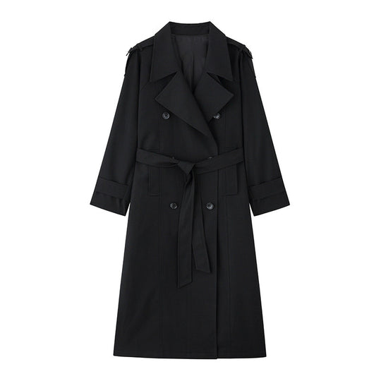 Damen Eleganter Trenchcoat mit Taillengürtel Shop Nory