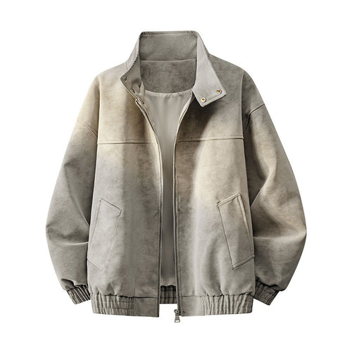 Herren Lässige Outdoor-Jacke mit hohen Kragen und praktischen Taschen Shop Nory