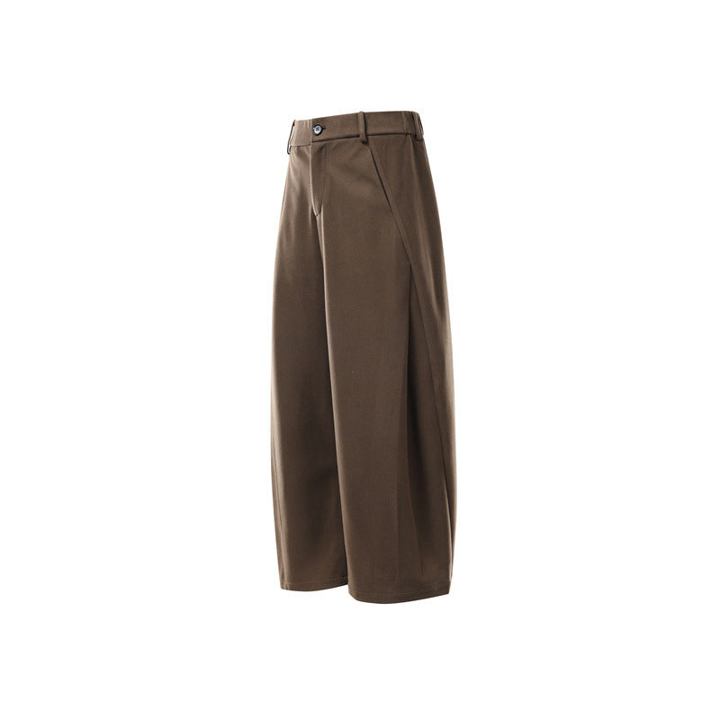 Damen Weite Culotte-Hose aus formstabilem Ponte mit hoher Taille und verdecktem Komfortbund Shop Nory