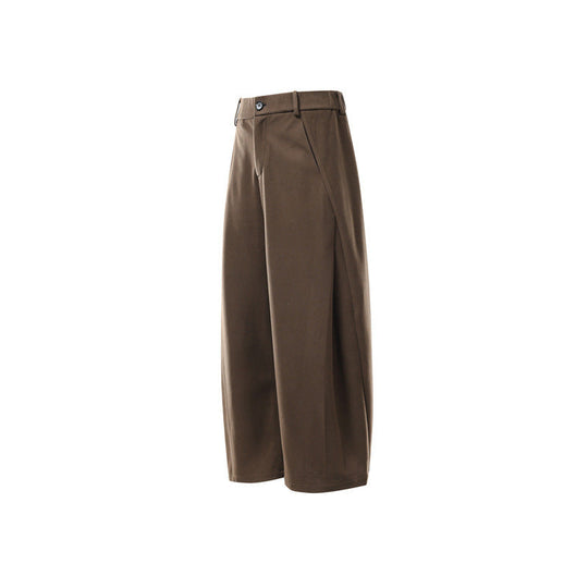 Damen Weite Culotte-Hose aus formstabilem Ponte mit hoher Taille und verdecktem Komfortbund Shop Nory
