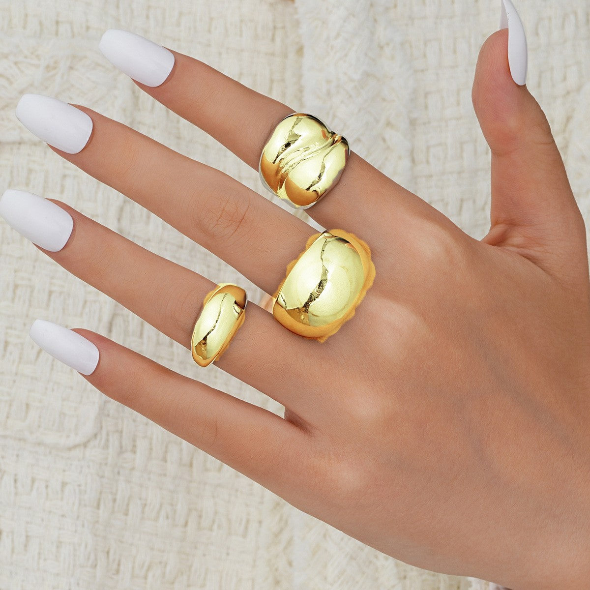 Damen Ring-Set mit modernen und kreativen Designvariationen Shop Nory
