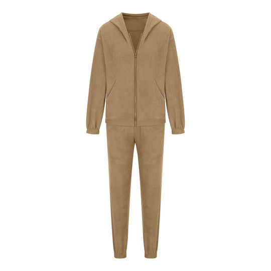 Damen oversized Hoodie mit Kängurutasche und Cargo-Jogginghose Set Shop Nory