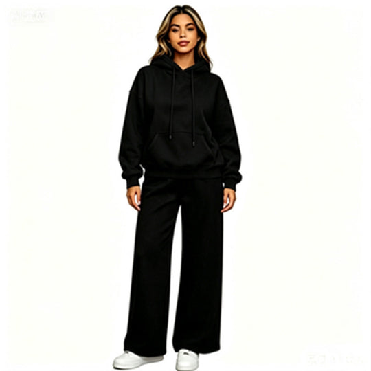 Damen Bequemer Oversized Hoodie mit weiten Jogginghosen Shop Nory