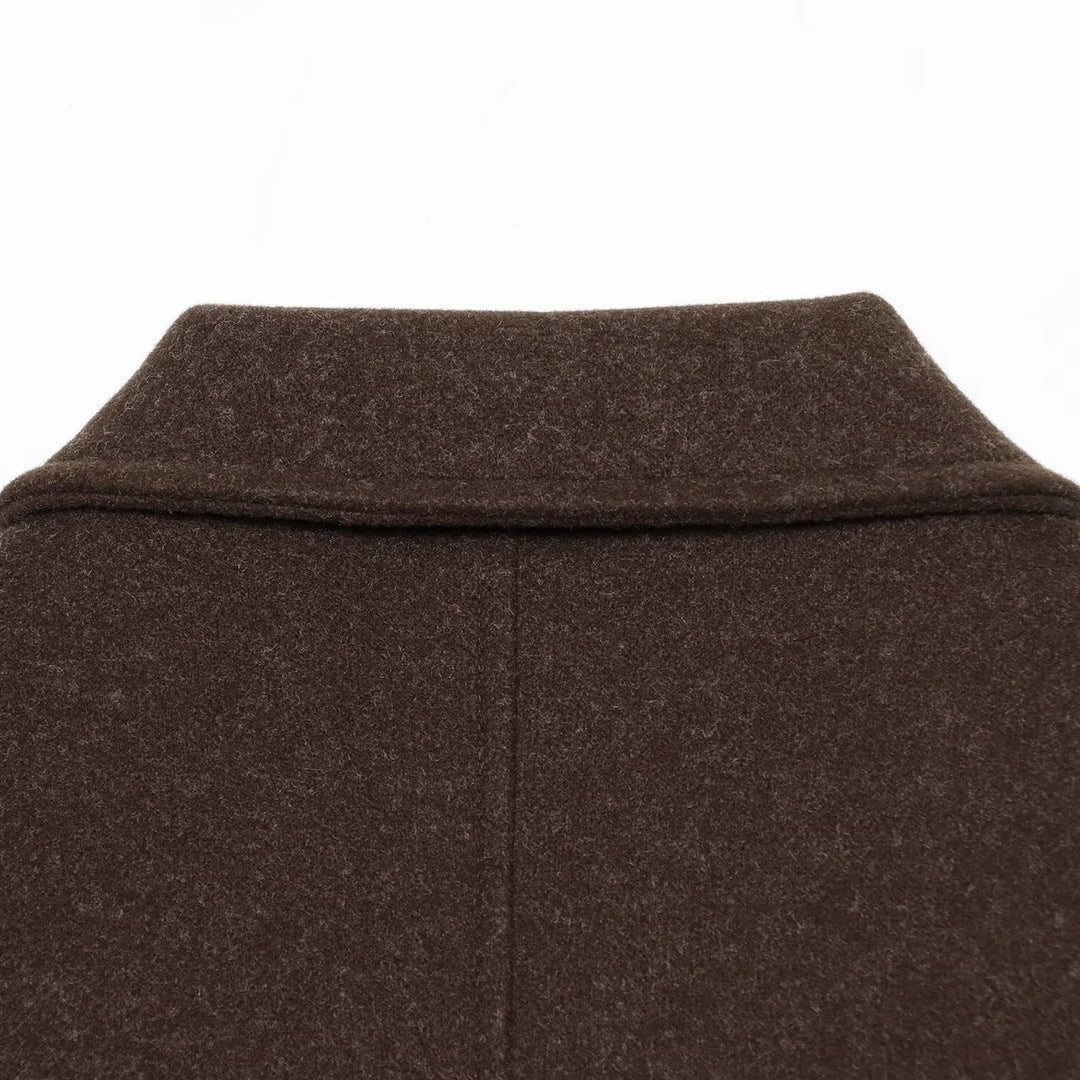 Damen Kurzjacke aus Wollmix mit Reißverschluss, Pattentaschen und elastischem Saum Shop Nory