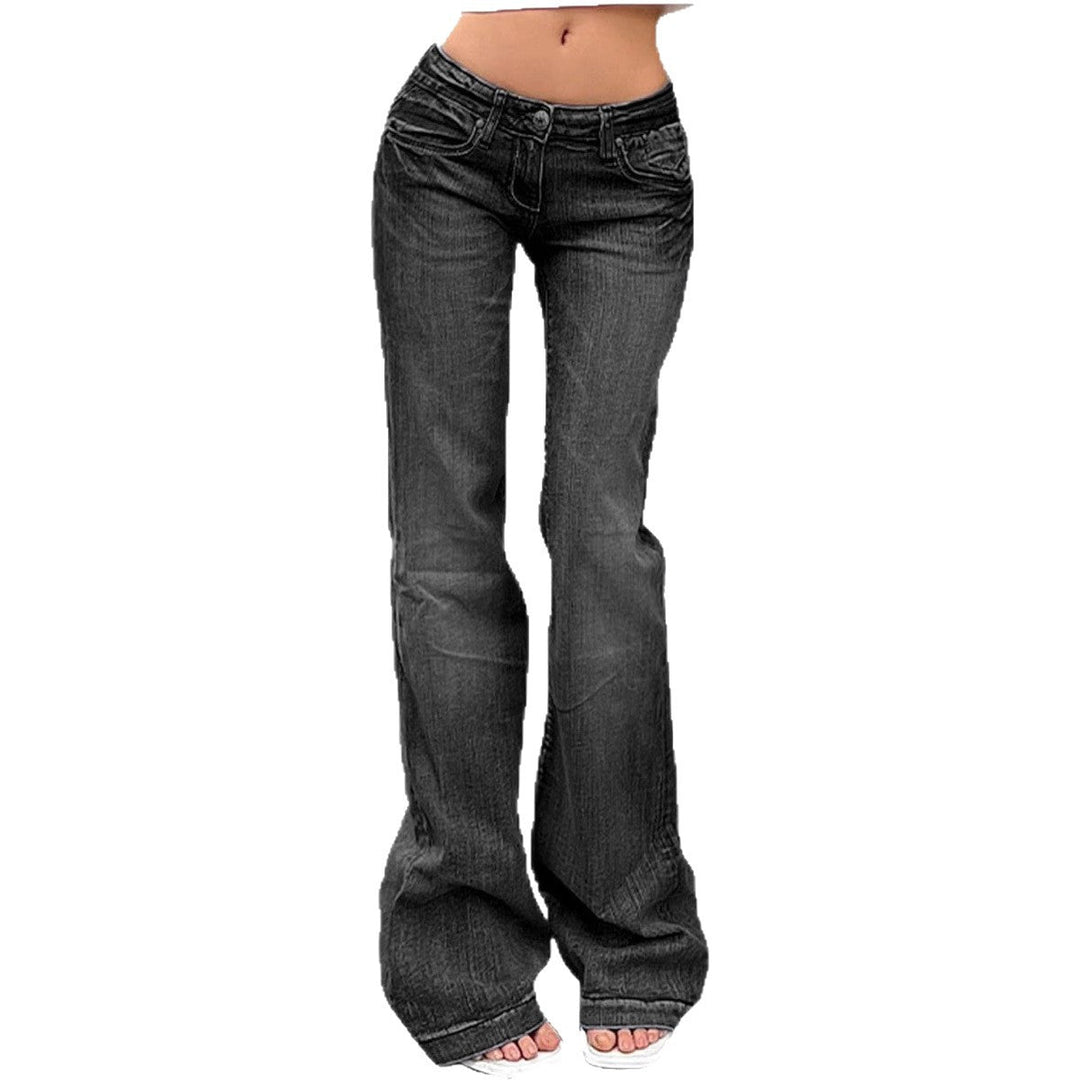 Damen Flared Jeans mit hohem Bund und Stretch
