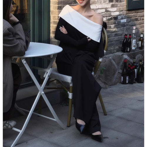 Damen Elegante und stilvolle Jumpsuit mit off-shoulder Design Shop Nory