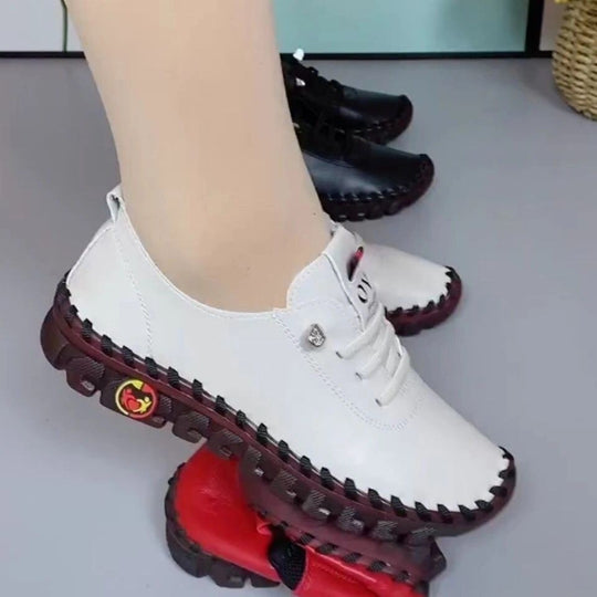 Damen nan flexible faltbare Freizeitsneaker mit stoßdämpfender Profilsohle Shop Nory