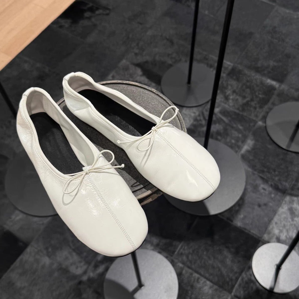 Damen Ballerinas mit Elegantem Knoten-Detail und Flexibler Sohle