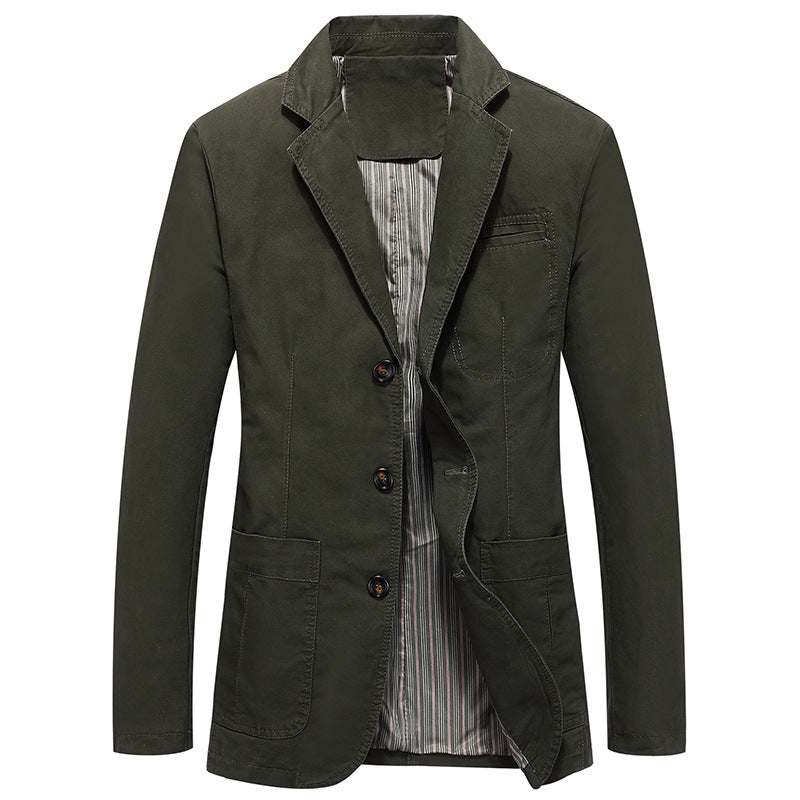 Herren Sakko im Casual-Stil mit Drei-Knopf-Front und aufgesetzten Taschen Shop Nory