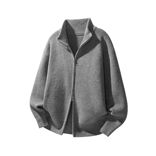 Herren Modischer Strickpullover mit hohem Kragen Shop Nory