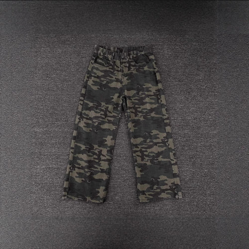Damen Modische Camouflage Cargo-Hose Shop Nory