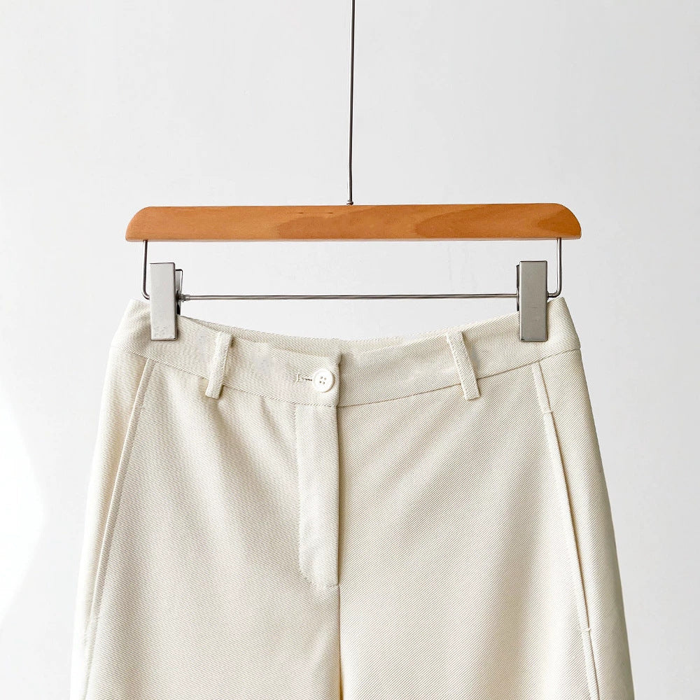 Damen Weit geschnittene elegante Trousers Shop Nory
