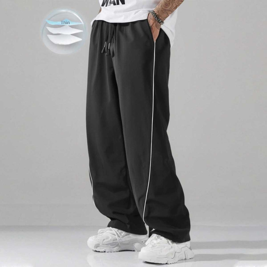 Herren Sportliche Freizeithose mit verstellbarem Bund und seitlichen Taschen Shop Nory