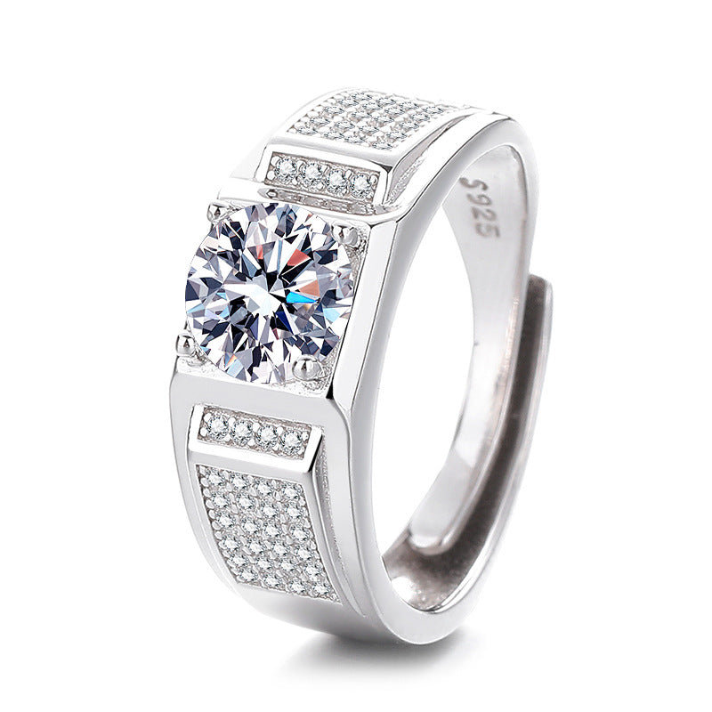 Damen Ring mit funkelndem Zirkonia-Akzent und modernem Design Shop Nory