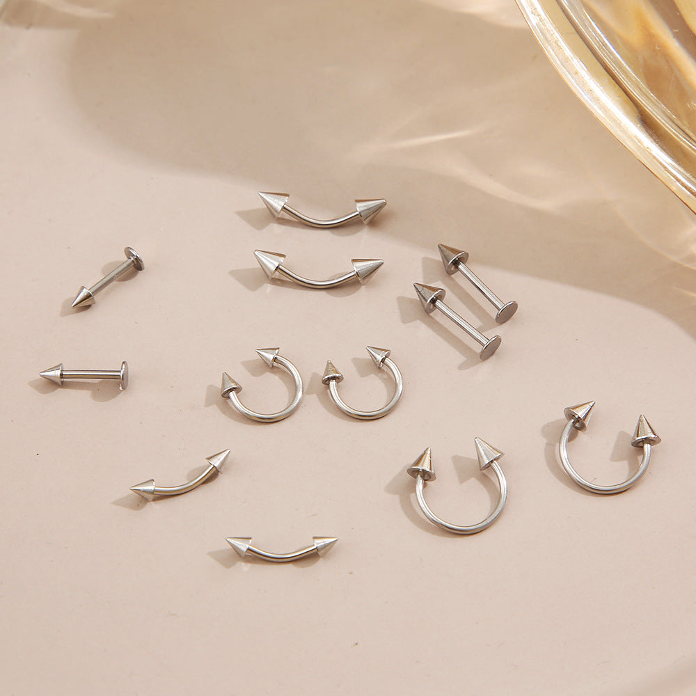 Damen Piercing Schmuck mit spitzem Design Shop Nory