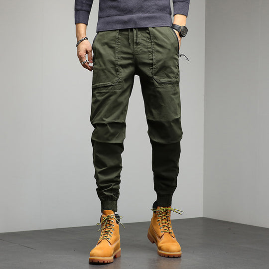 Herren Cargo-Joggerhose mit Utility-Taschen und elastischem Bündchen Shop Nory