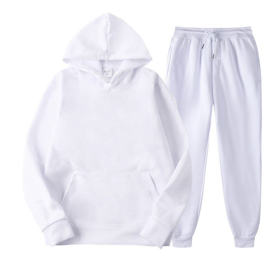Unisex nan gemütliches Hoodie-Jogginganzug-Set mit Kängurutasche, elastischem Tunnelzugbund und gerippten Bündchen Shop Nory