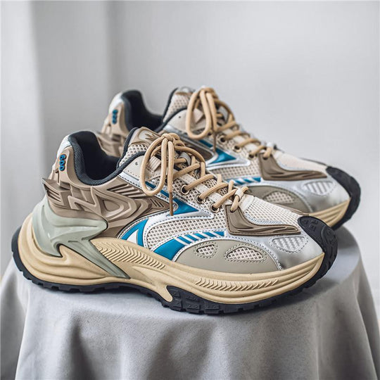 Herren Voluminöse Laufsneaker mit dicker Profilsohle und atmungsaktivem Mesh-Obermaterial Shopy Nory
