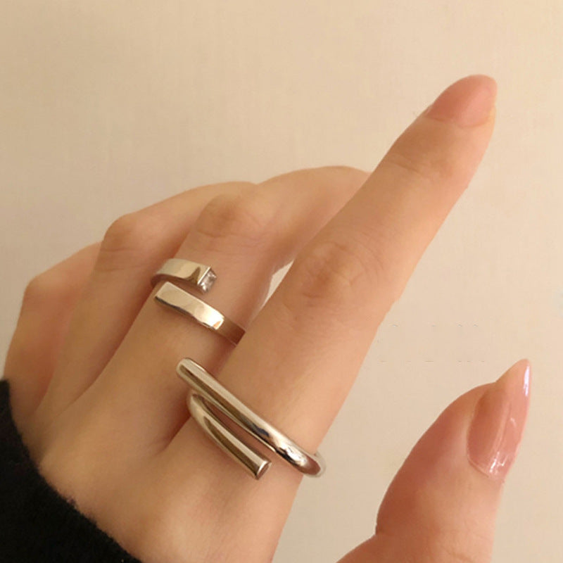 Damenring mit geometrischem und skulpturalem Design Shop Nory