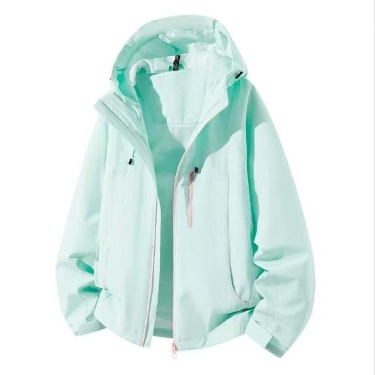 Herren Wasserdichte Kapuzen-Softshelljacke mit winddichtem Schnitt und Reißverschluss Shop Nory