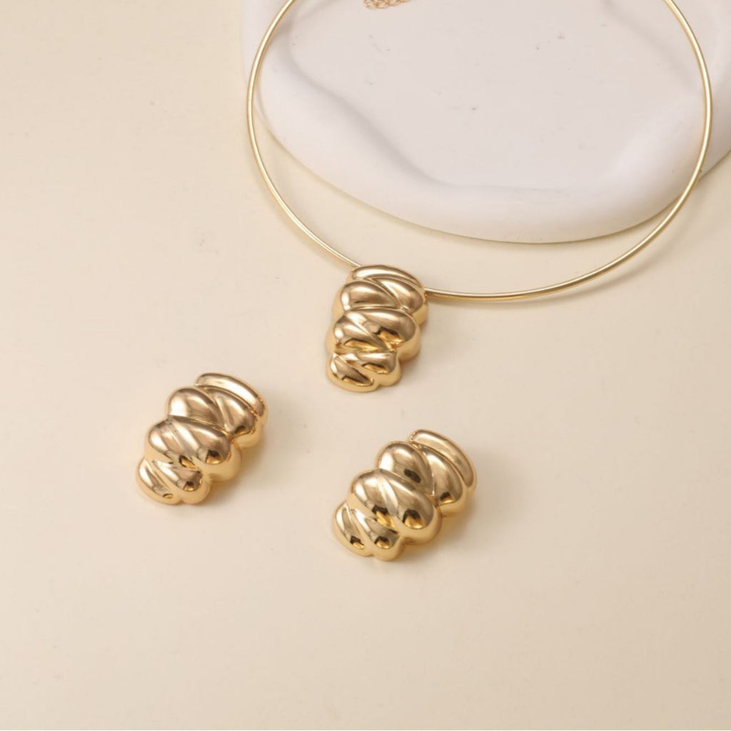 Damen Schmuckset mit kunstvollem Ring-Design Shop Nory