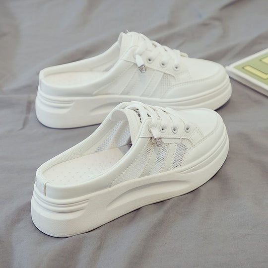 Damen Slip-On Sneakers mit atmungsaktiver Netzstruktur und bequemer Sohle