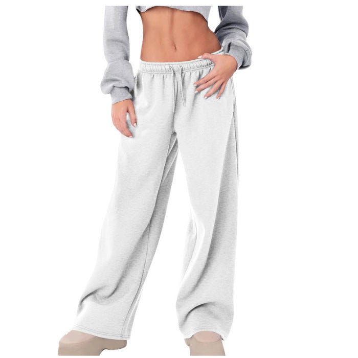 Damen nan weite High-Waist Relaxhose mit Kordelzug und verdeckten Seitentaschen Shop Nory